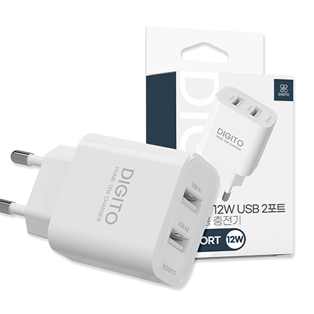 ������ 12W USB 2��Ʈ ������ ���������� 5V 2.4A �и���